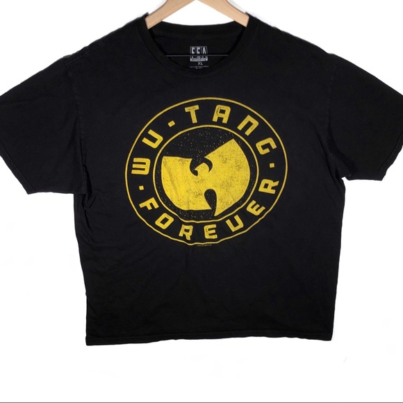 Wu Tang Other - Wu Tang Clan Forever Black Yellow T Shirt XL Large